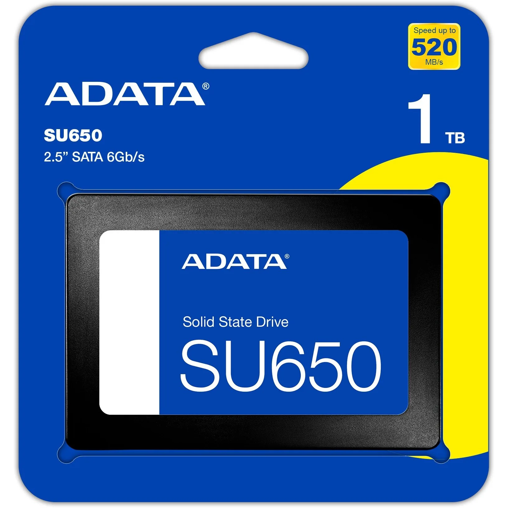 اس اس دی اینترنال SATA III ای دیتا مدل SU650 ظرفیت 1 ترابایت
