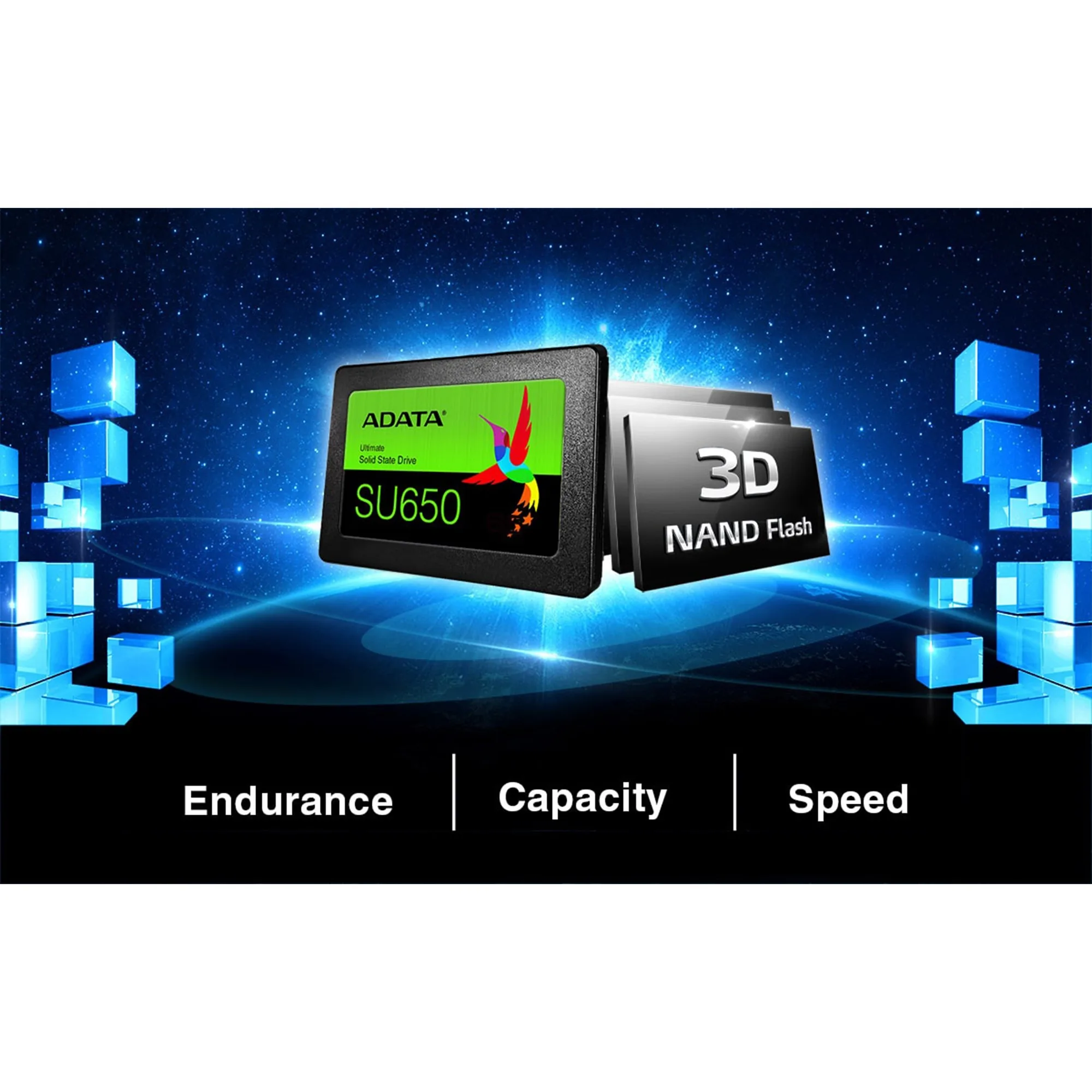 اس اس دی اینترنال SATA III ای دیتا مدل SU650 ظرفیت 1 ترابایت