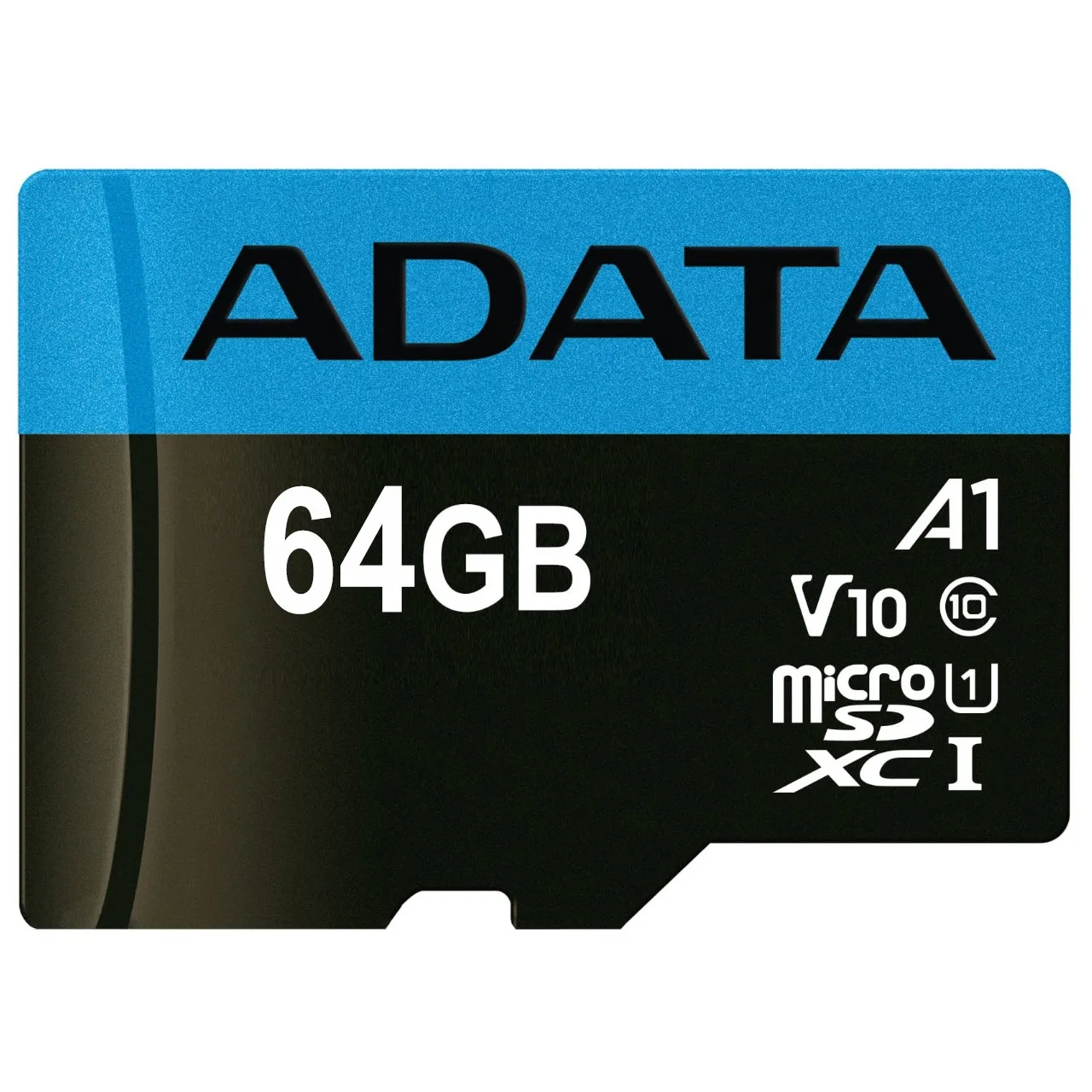 کارت حافظه microSDXC ای دیتا مدل Premier V10 A1 کلاس 10 استاندارد UHS-I سرعت 100MBps ظرفیت 64 گیگابایت +Adaptor