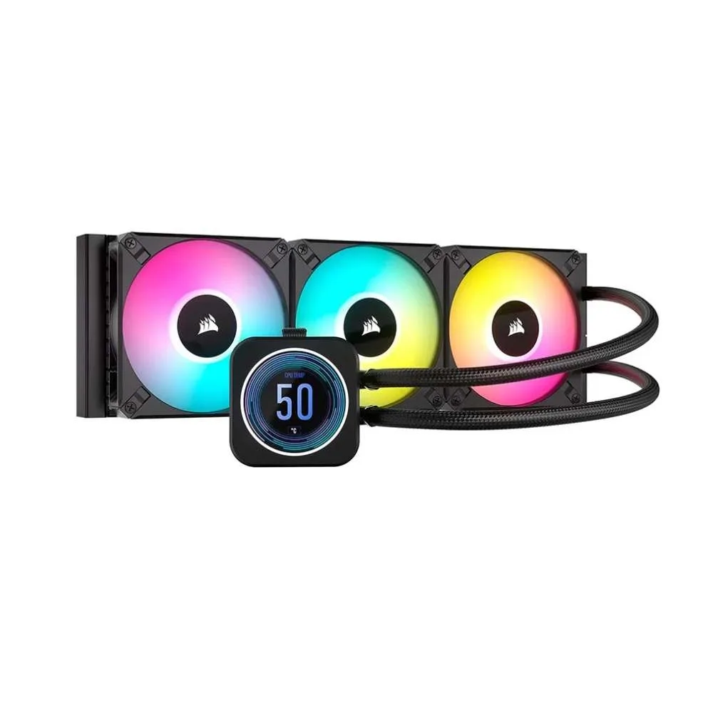 خنک‌کننده پردازنده کورسیر مدل iCUE H150i ELITE LCD XT Display