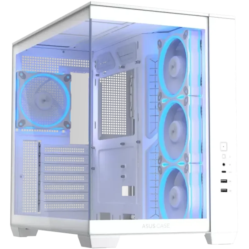 کیس کامپیوتر گیمینگ ایسوس مدل A32 PLUS ARGB TG WHITE