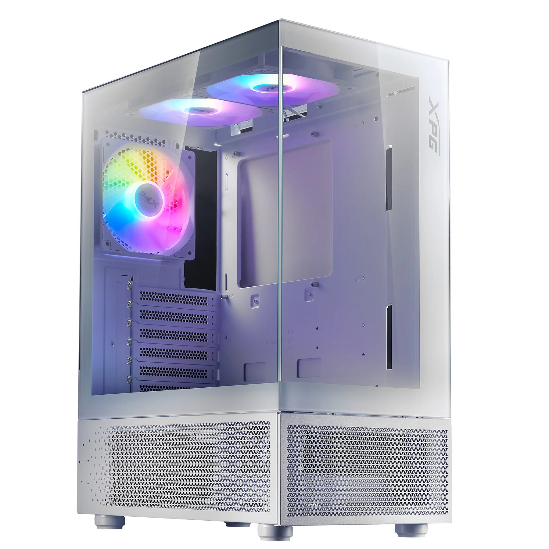 کیس کامپیوتر ای دیتا ایکس پی جی مدل INVADER X MINI WHITE