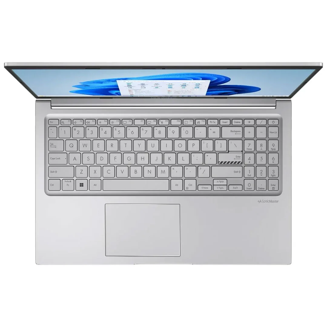 لپ تاپ 15.6 اینچی ایسوس مدل Vivobook 15 F1504VAP-Core 5 120U-16GB DDR4-512GB SSD-IPS-W