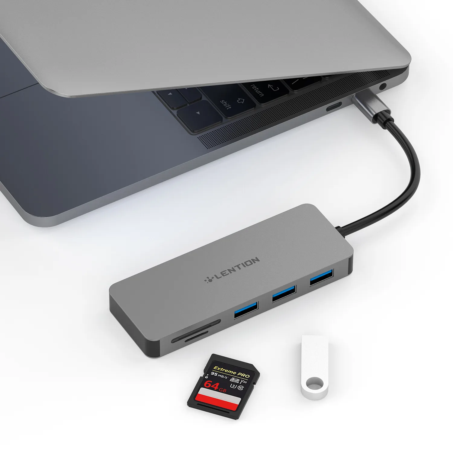 هاب 6 پورت USB-Cلنشن مدل C16S