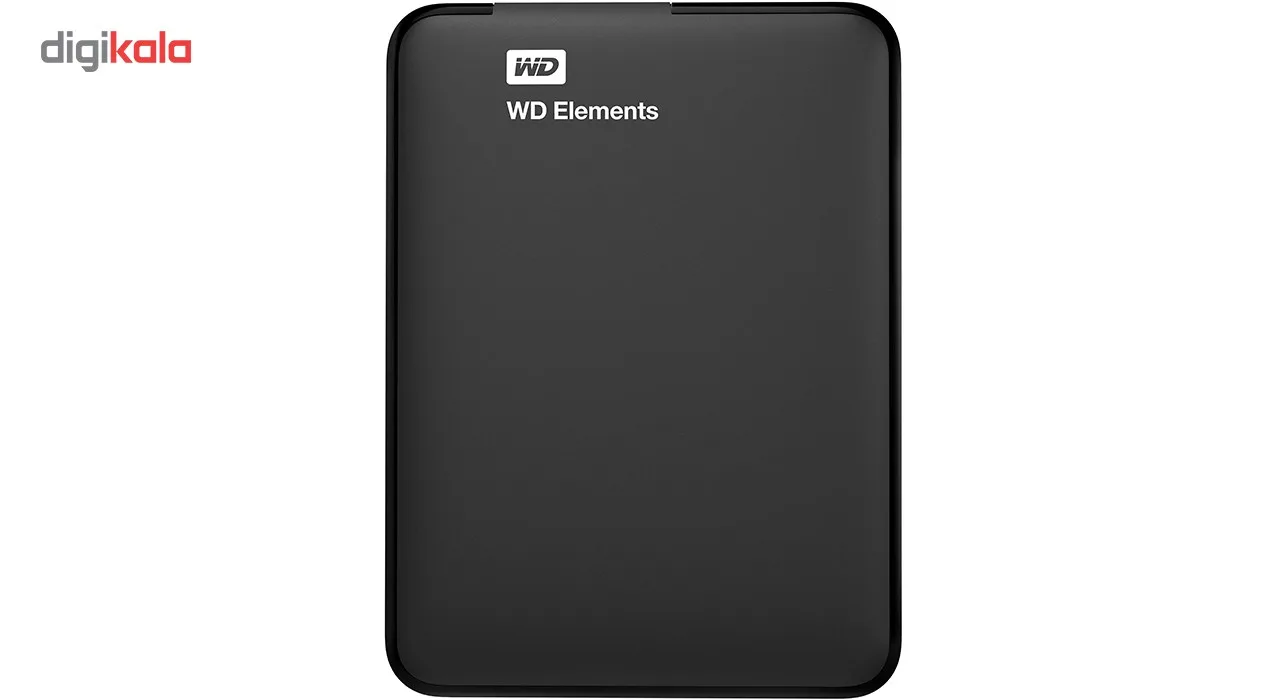 هارد اکسترنال وسترن دیجیتال مدل Elements ظرفیت یک ترابایت دارای رابط USB Type-A 3.0