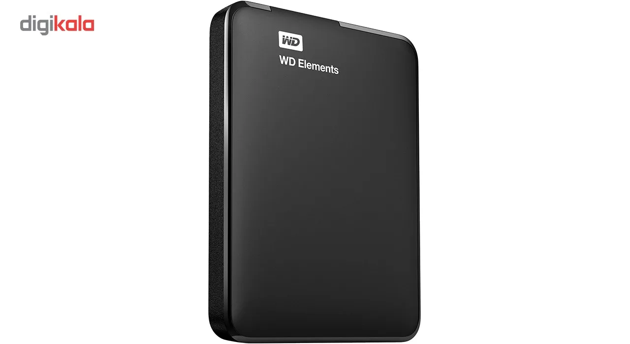 هارد اکسترنال وسترن دیجیتال مدل Elements ظرفیت یک ترابایت دارای رابط USB Type-A 3.0