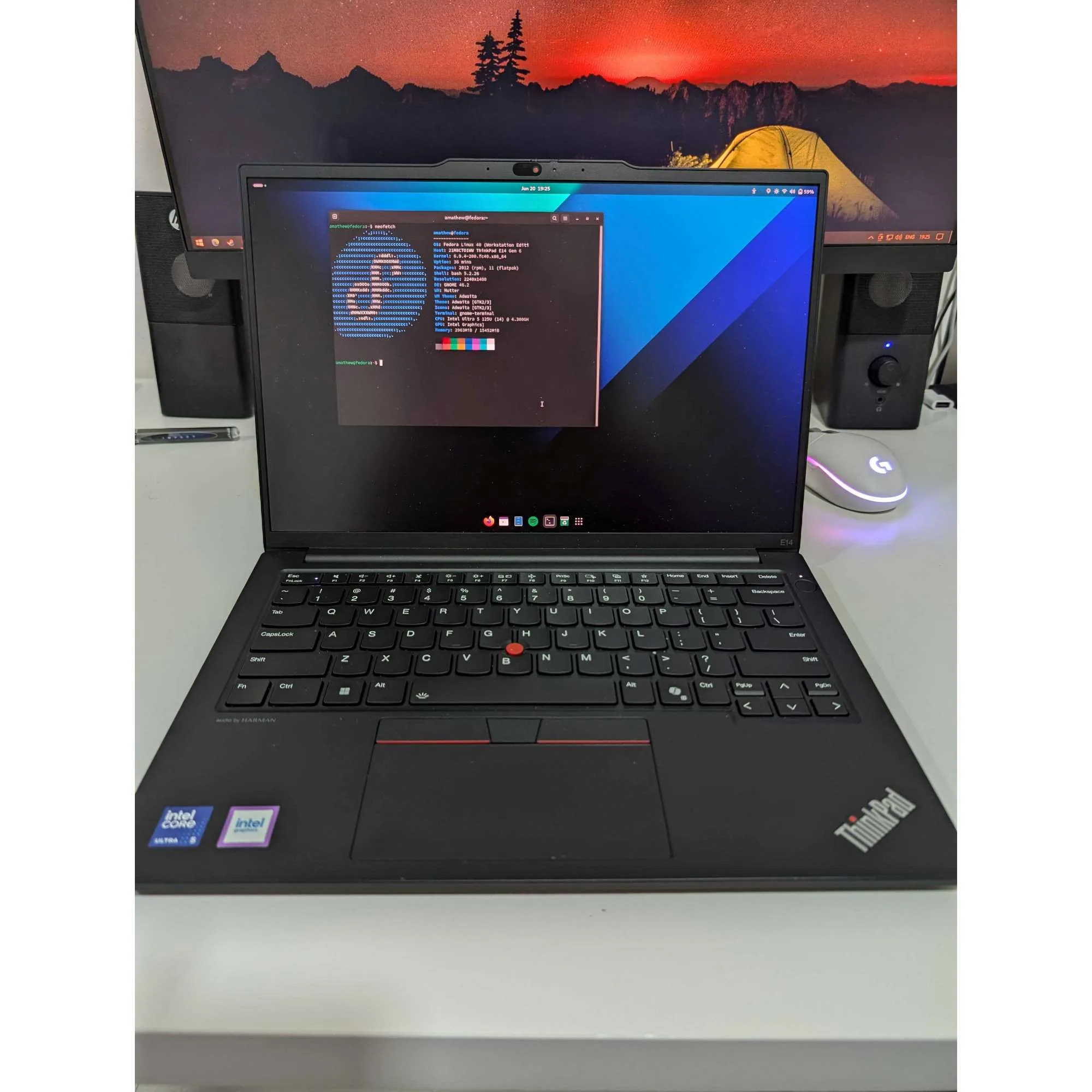 لپ تاپ 14 اینچی لنوو مدل ThinkPad E14 Gen 6-Core Ultra 7 155H-16GB DDR5-512GB SSD-IPS
