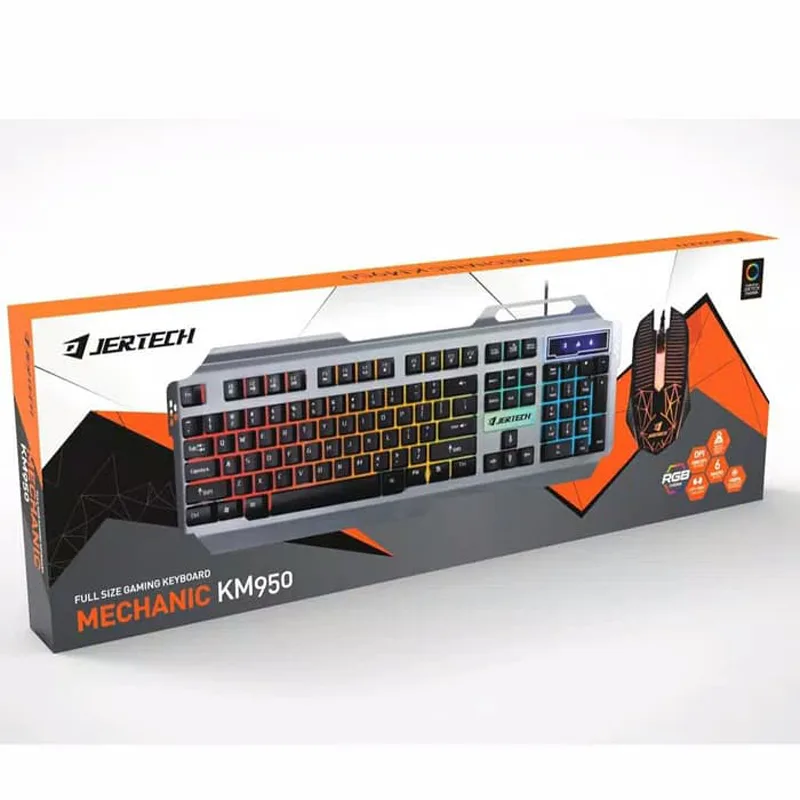 کیبورد و ماوس مخصوص بازی جرتک مدل KM950