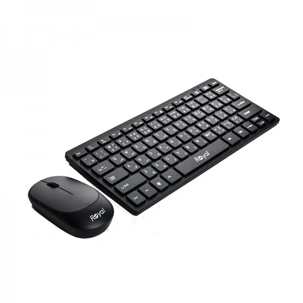 کیبورد و ماوس بیسیم رویال مدل RKM-810