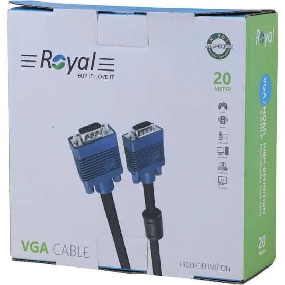 کابل VGA مدل 3+4 طول 20 متر