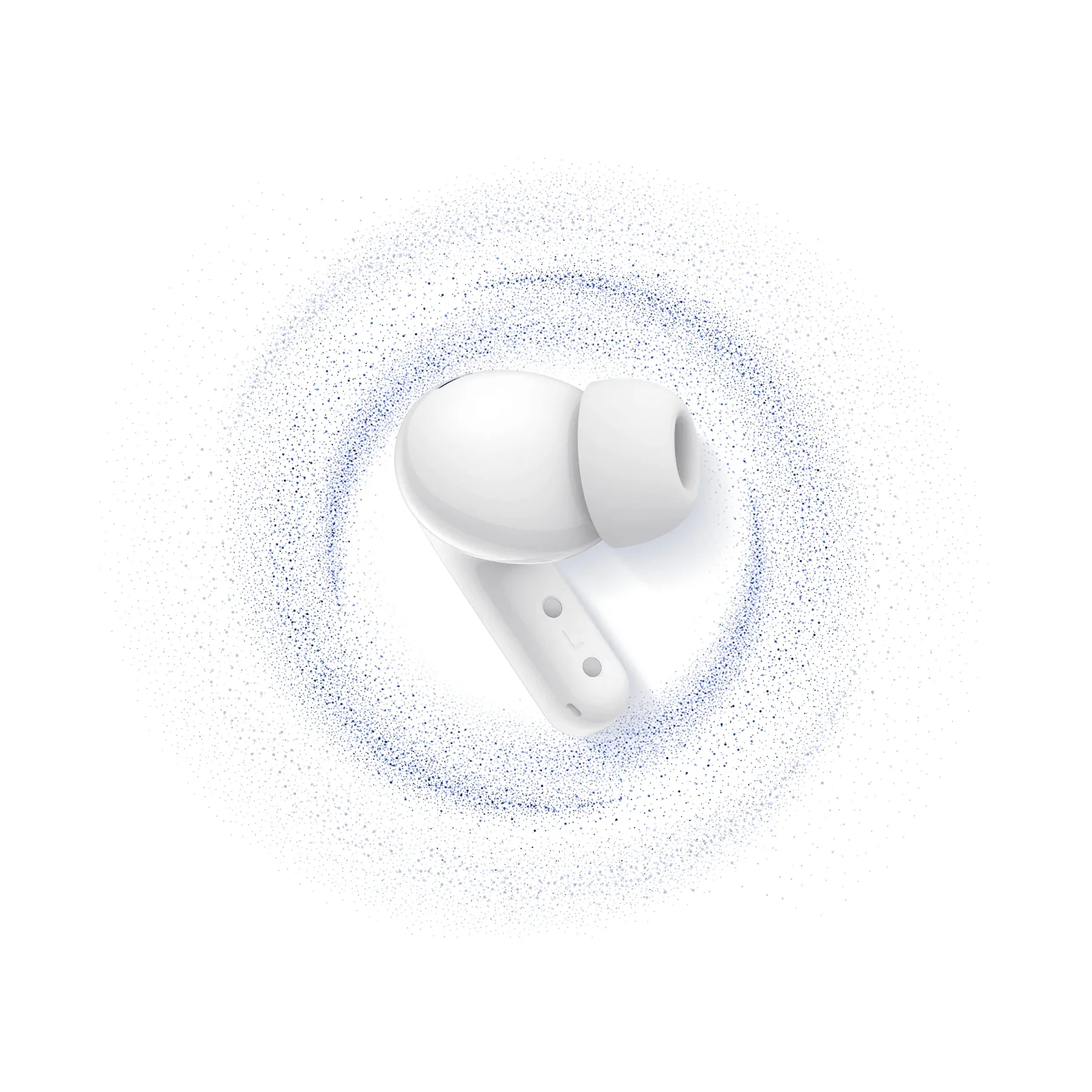 هدفون بلوتوثی شیائومی مدل Redmi Buds 5 با نویز کنسلینگ فعال (ANC)، درگاه شارژ USB Type-C، دارای نشانگر روی محفظه شارژ