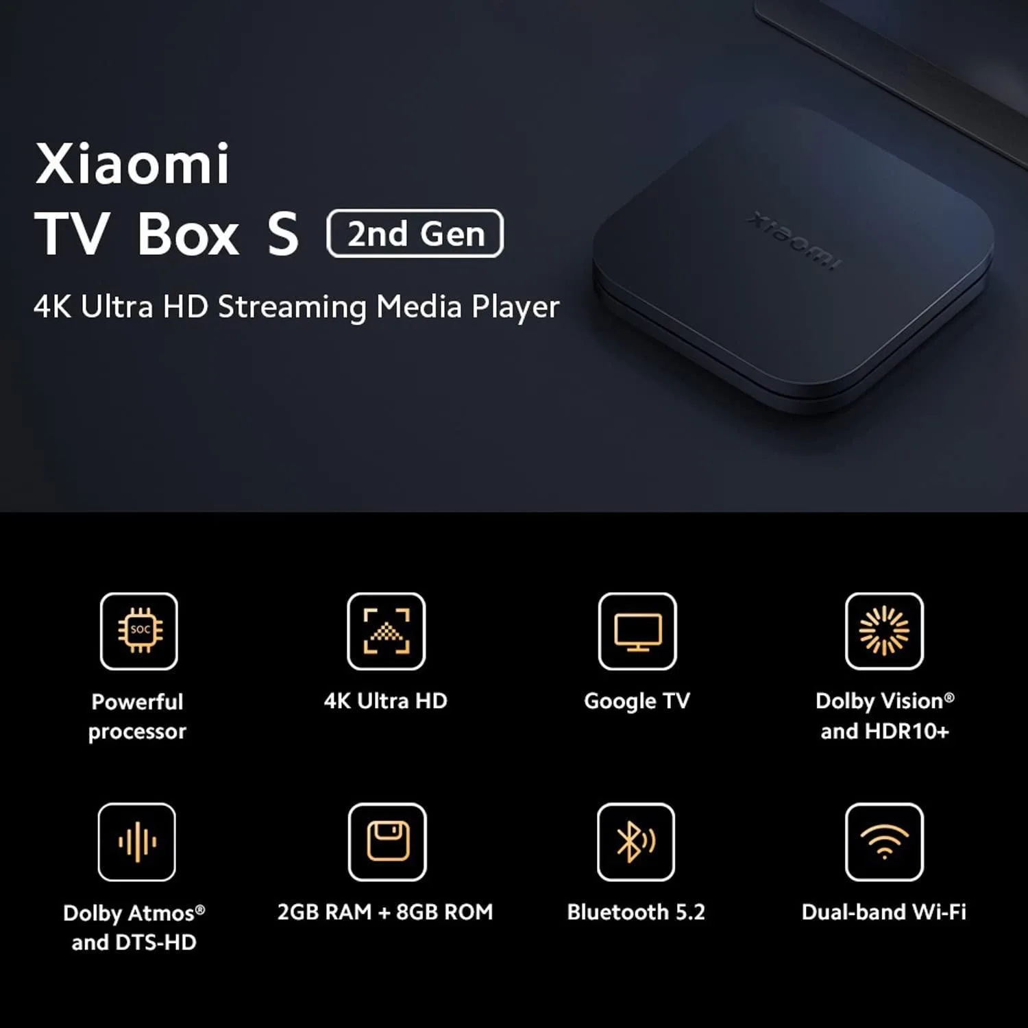 پخش کننده خانگی شیائومی مدل TV Box S (2nd Gen)