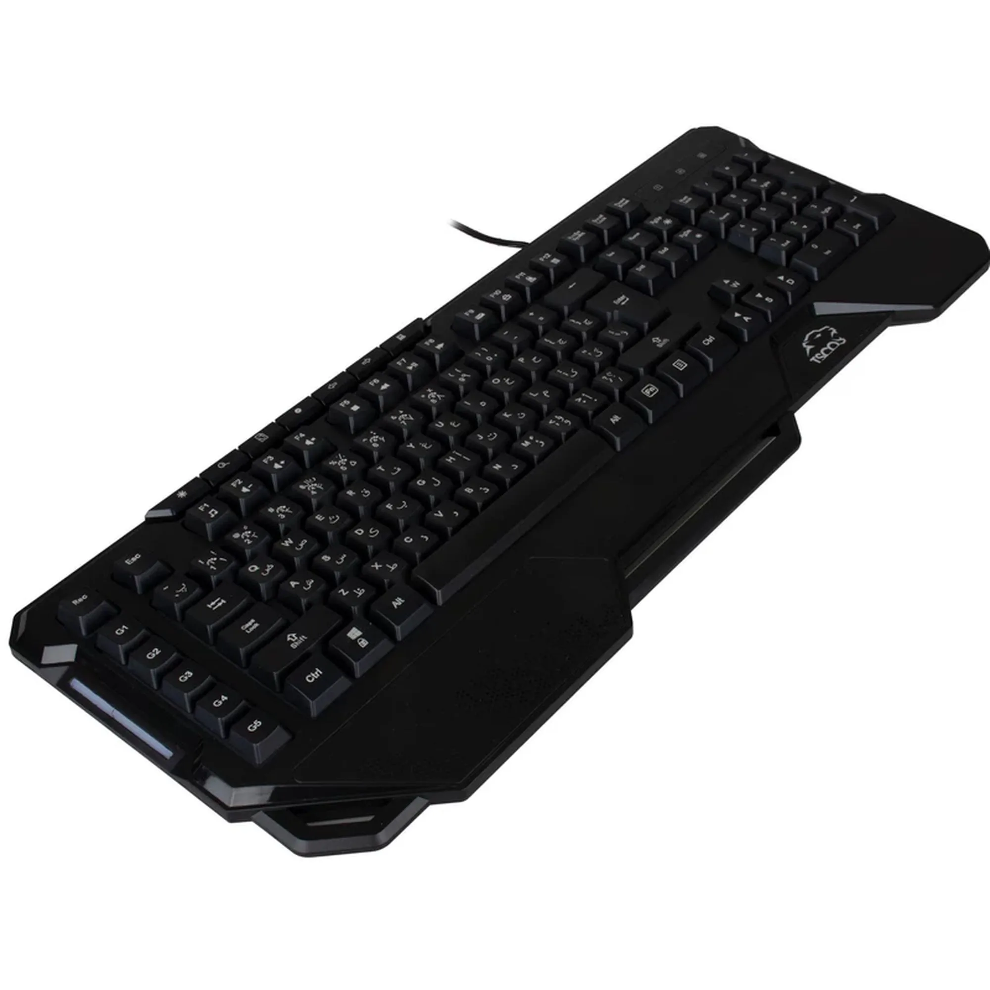 کیبورد گیمینگ تسکو مدل GK 8126، سوییچ ممبران، Full-Size، نورپردازی RGB