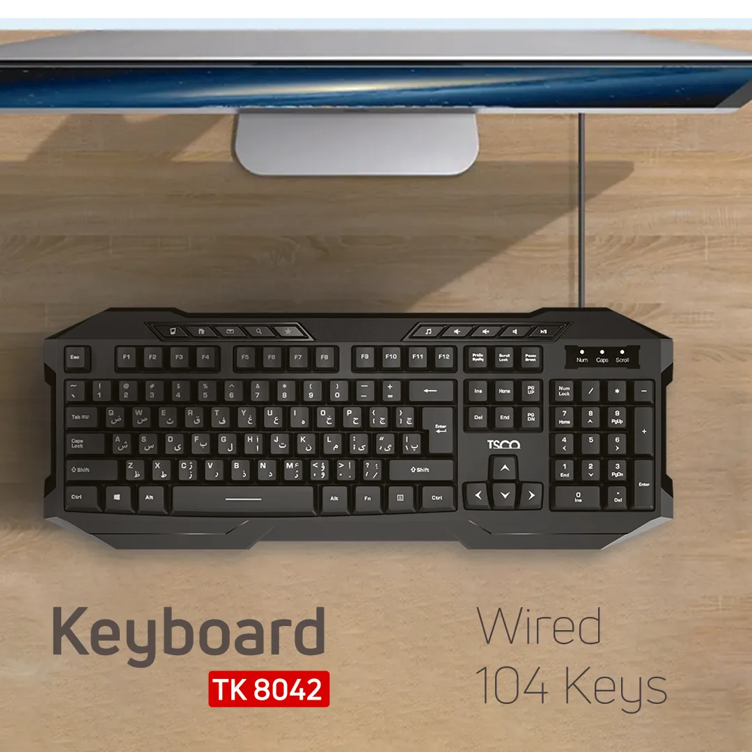 کیبورد تسکو مدل TK 8042