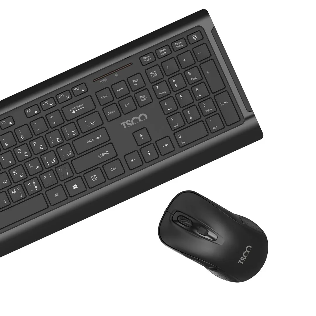 کیبورد و ماوس بی سیم تسکو مدل TKM 7023W