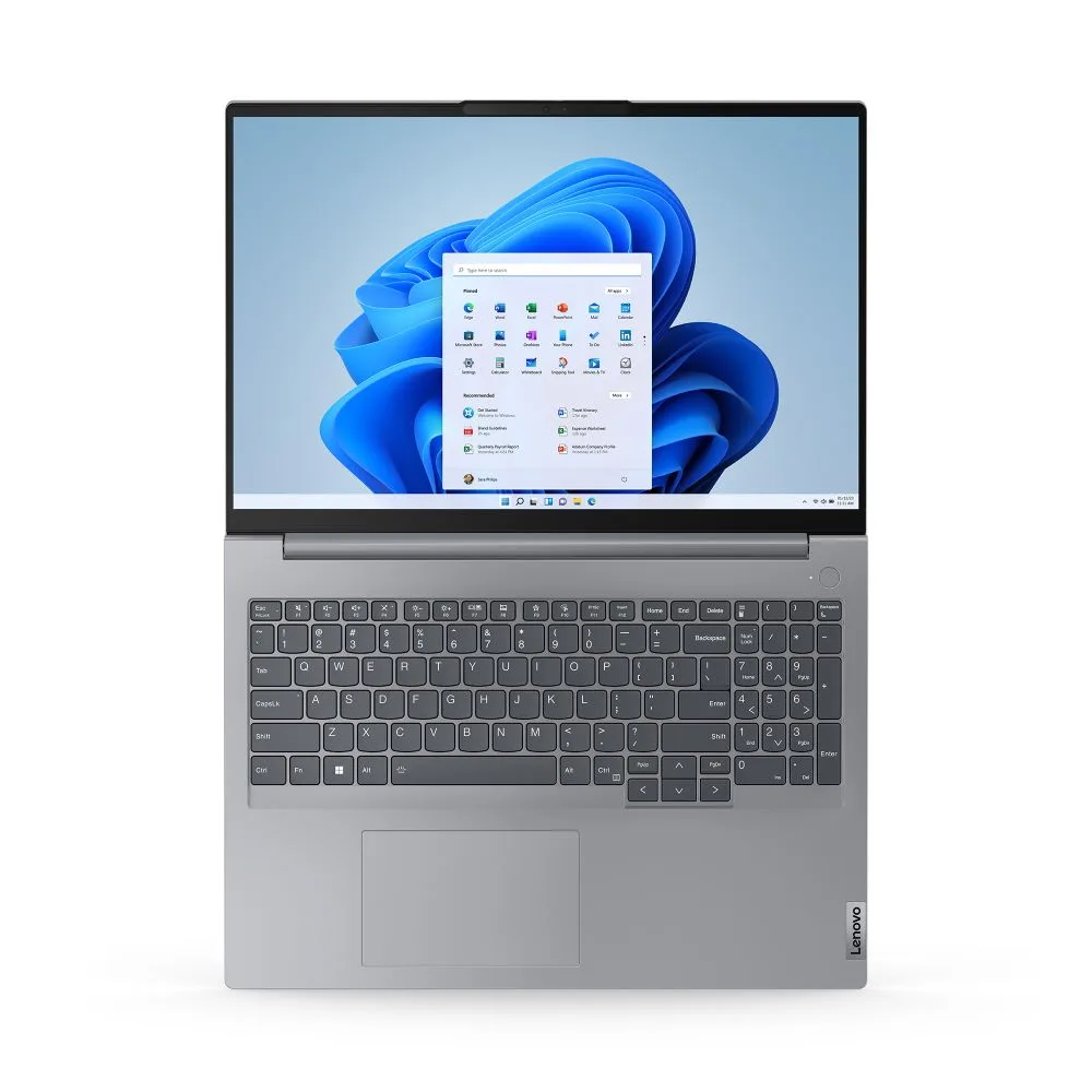 لپ تاپ 16 اینچی لنوو مدل ThinkBook 16 G6 IRL-i3 1315U-32GB DDR5 5200MHz-1TB SSD-IPS-Backlit-Fingerprint - کاستوم شده