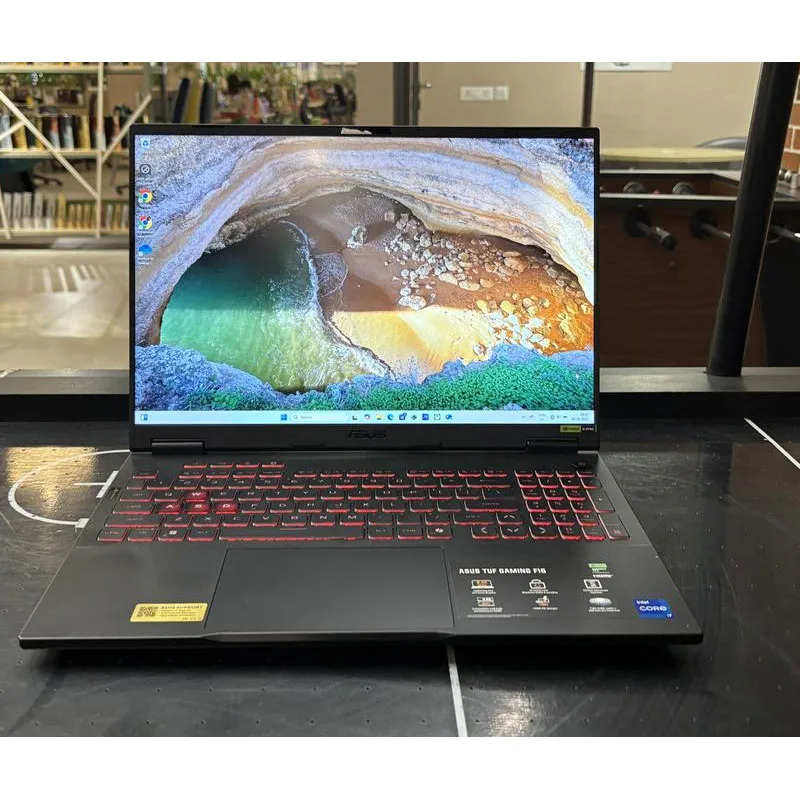 لپ تاپ 16 اینچی ایسوس مدل TUF Gaming F16 FX608JMR-F16I75060-i7 14650HX-RTX5060 8GB-32GB DDR5 5600MHz-1TB SSD-FHD 165Hz-W