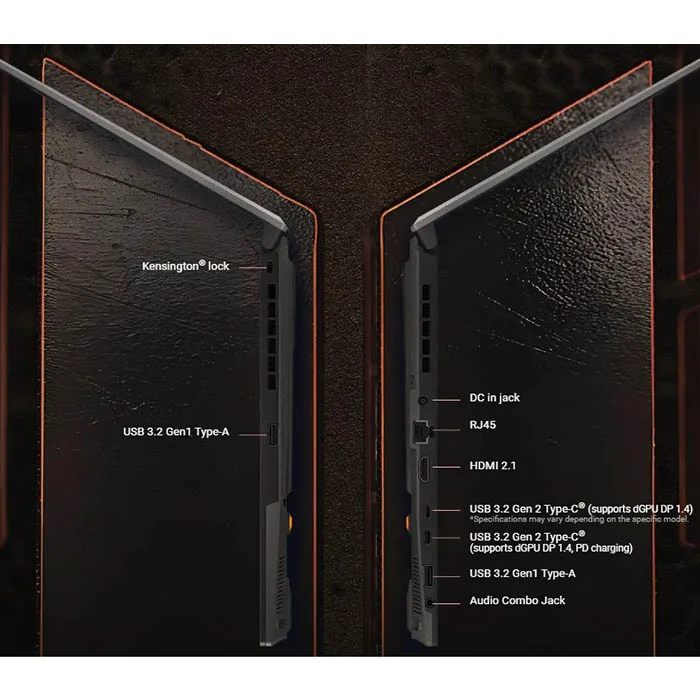 لپ تاپ 16 اینچی ایسوس مدل TUF Gaming A16 FA607NUG-WH73-R7 7445HS-RTX4050 6GB-16GB DDR5 5600MHz-512GB SSD-FHD 144Hz-W