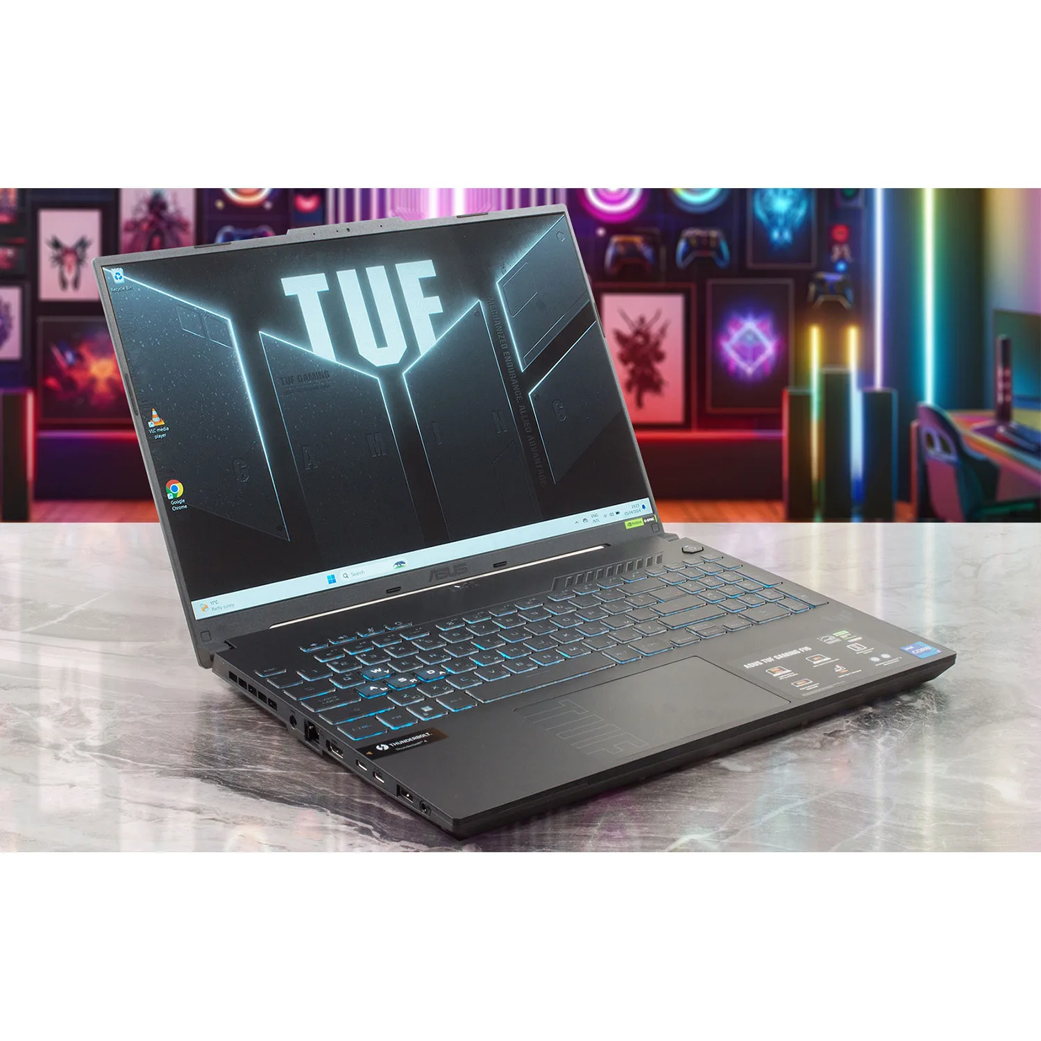 لپ تاپ 16 اینچی ایسوس مدل TUF Gaming F16 FX607VJ-RL184-Core 5 210H-RTX3050 6GB-16GB DDR4 3200MHz-512GB SSD-WUXGA 144Hz