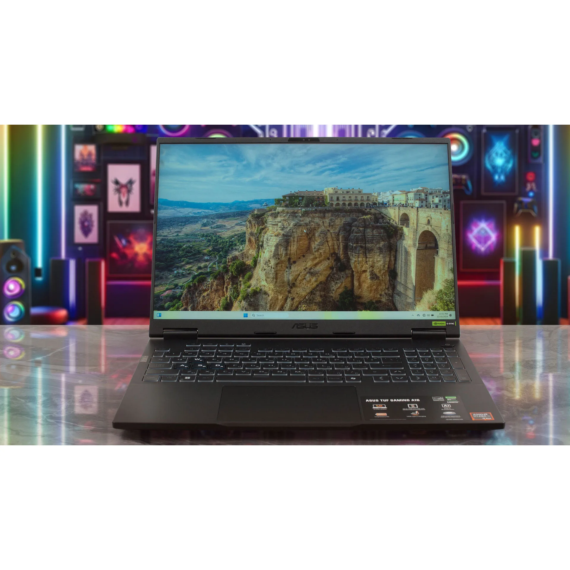 لپ تاپ 16 اینچی ایسوس مدل TUF Gaming A16 FA608UP-A16.R95070-R9 270-RTX5070 8GB-32GB DDR5-1TB SSD-WUXGA 165Hz-W