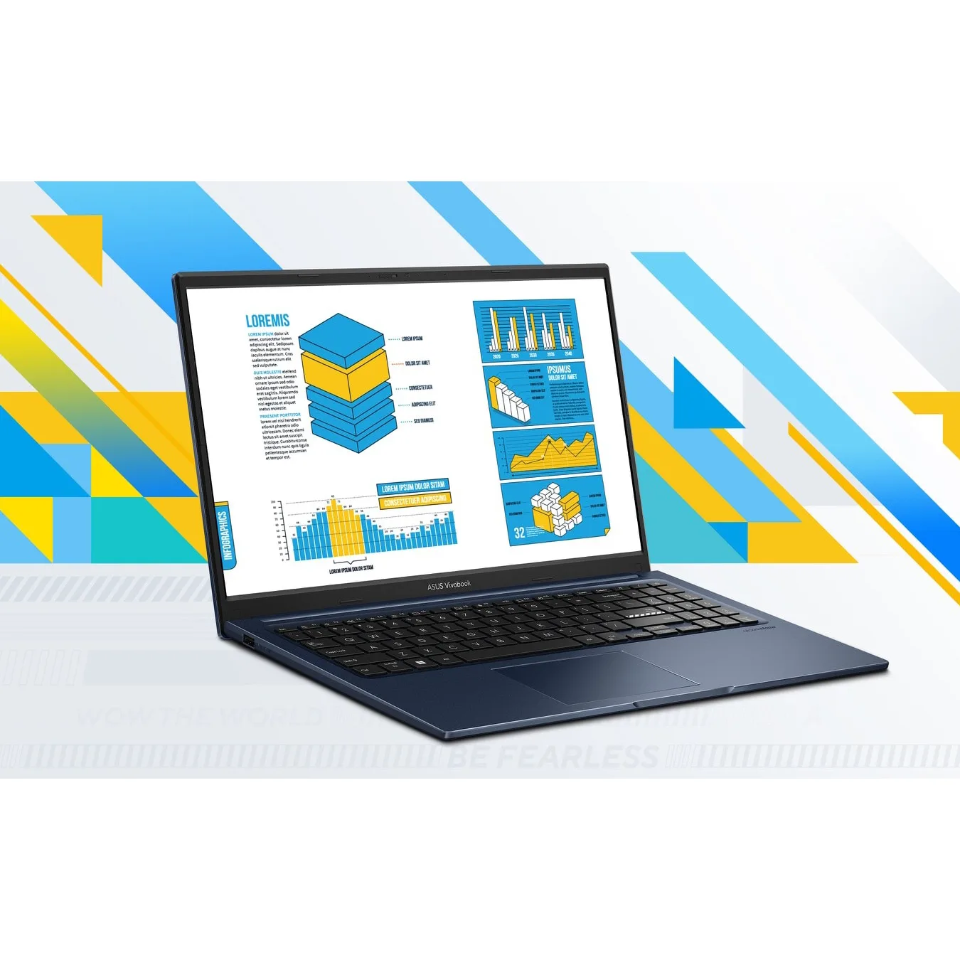 لپ تاپ 15.6 اینچی ایسوس مدل Vivobook 15 X1504VA-BQ3988-Core 7 150U-8GB DDR4 3200MHz-512GB-IPS