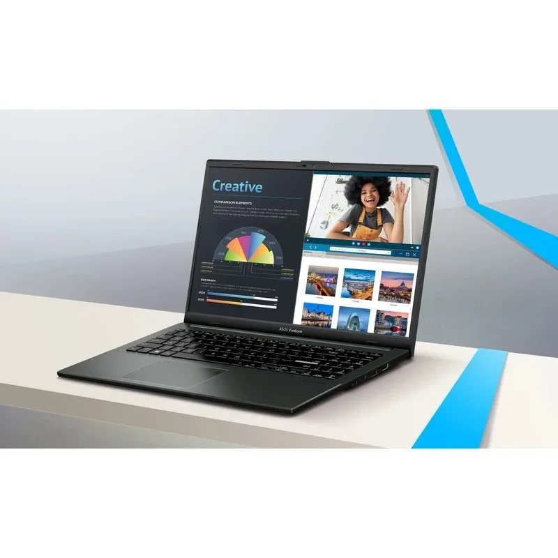 لپ تاپ 15.6 اینچی ایسوس مدل Vivobook Go 15 E1504FA-AS33-R3 7320U-8GB LPDDR5-256GB SSD-TN - کاستوم شده