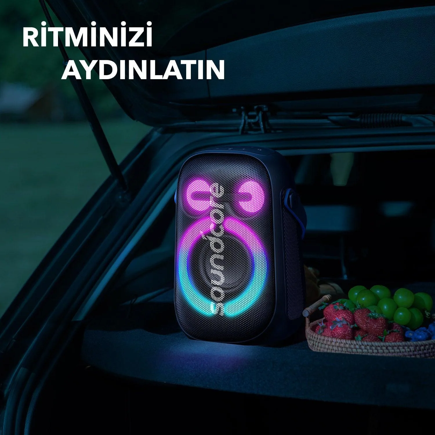 اسپیکر بلوتوثی قابل حمل انکر مدل Sound core Rave Neo 2 A33A1