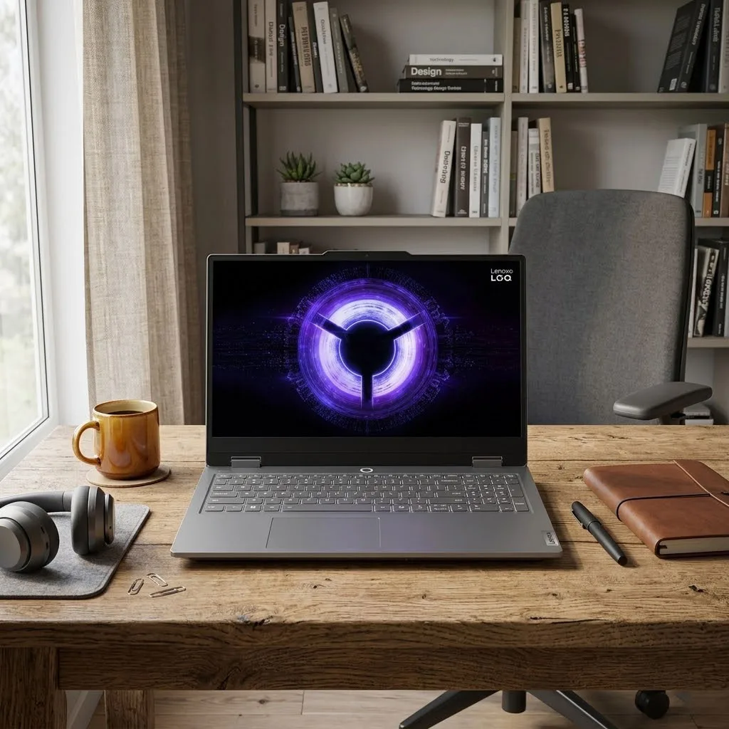لپ‌تاپ 15.6 اینچی لنوو مدل LOQ Essential 15IRX11-i7 13650HX-RTX5050 8GB-16GB DDR5 4800MHz-512GB SSD-FHD 144Hz