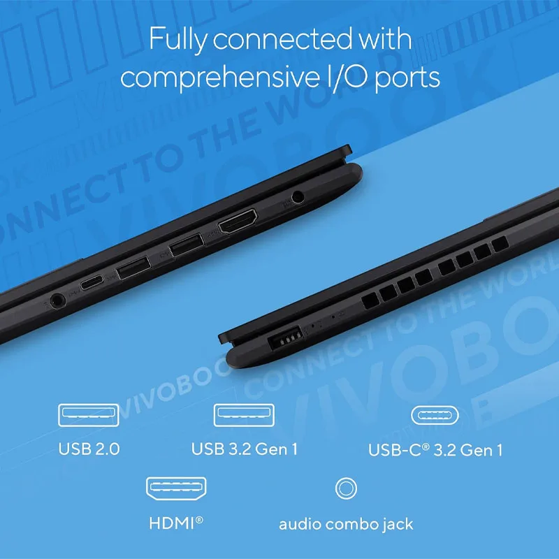 لپ تاپ 16 اینچی ایسوس مدل Vivobook 16 F1605VA-i7 13620H-16GB DDR4 3200MHz-512GB SSD-IPS-Backlit