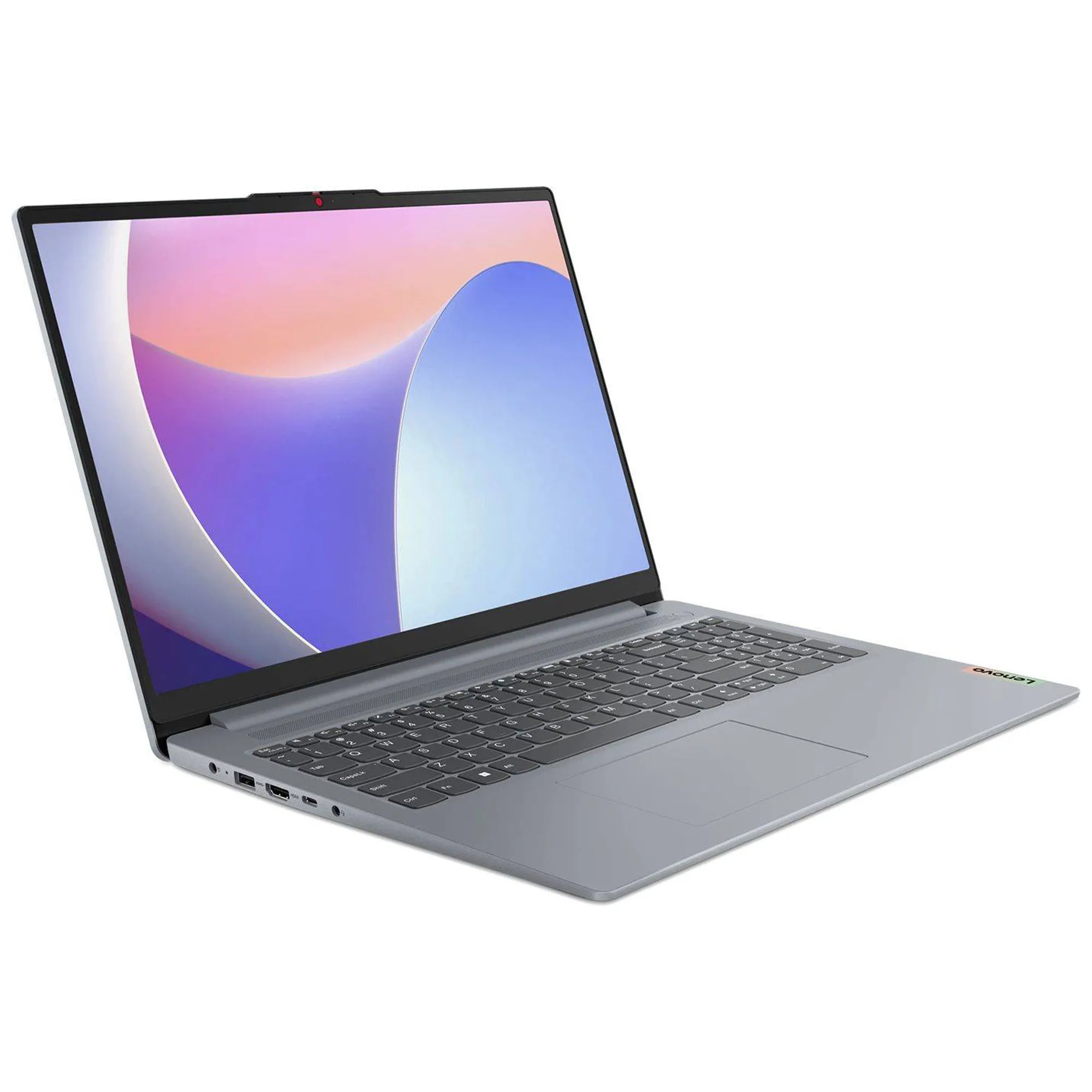 لپ‌تاپ لنوو مدل IdeaPad Slim 3 15IRU8 با پردازنده Core i7-13620H، رم LDDR5 16GB با فرکانس 4800MHz، حافظه SSD با ظرفیت 512GB، نمایشگر 15.6 اینچ IPS با وضوح Full HD