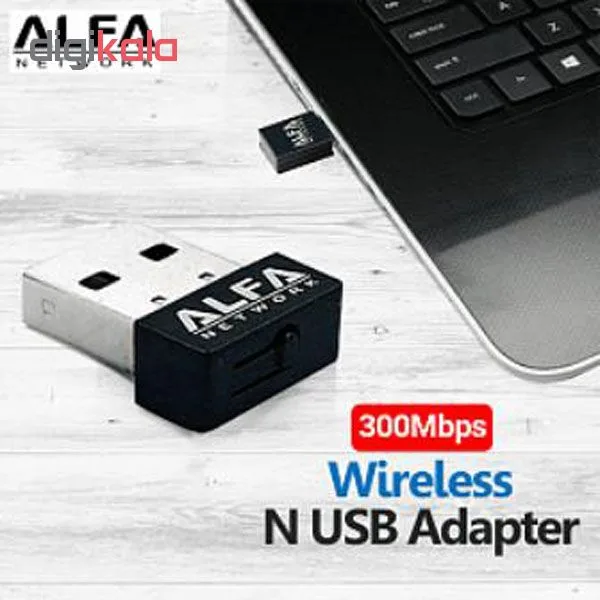 کارت شبکه USB بی‌ سیم آلفا مدل 3001N