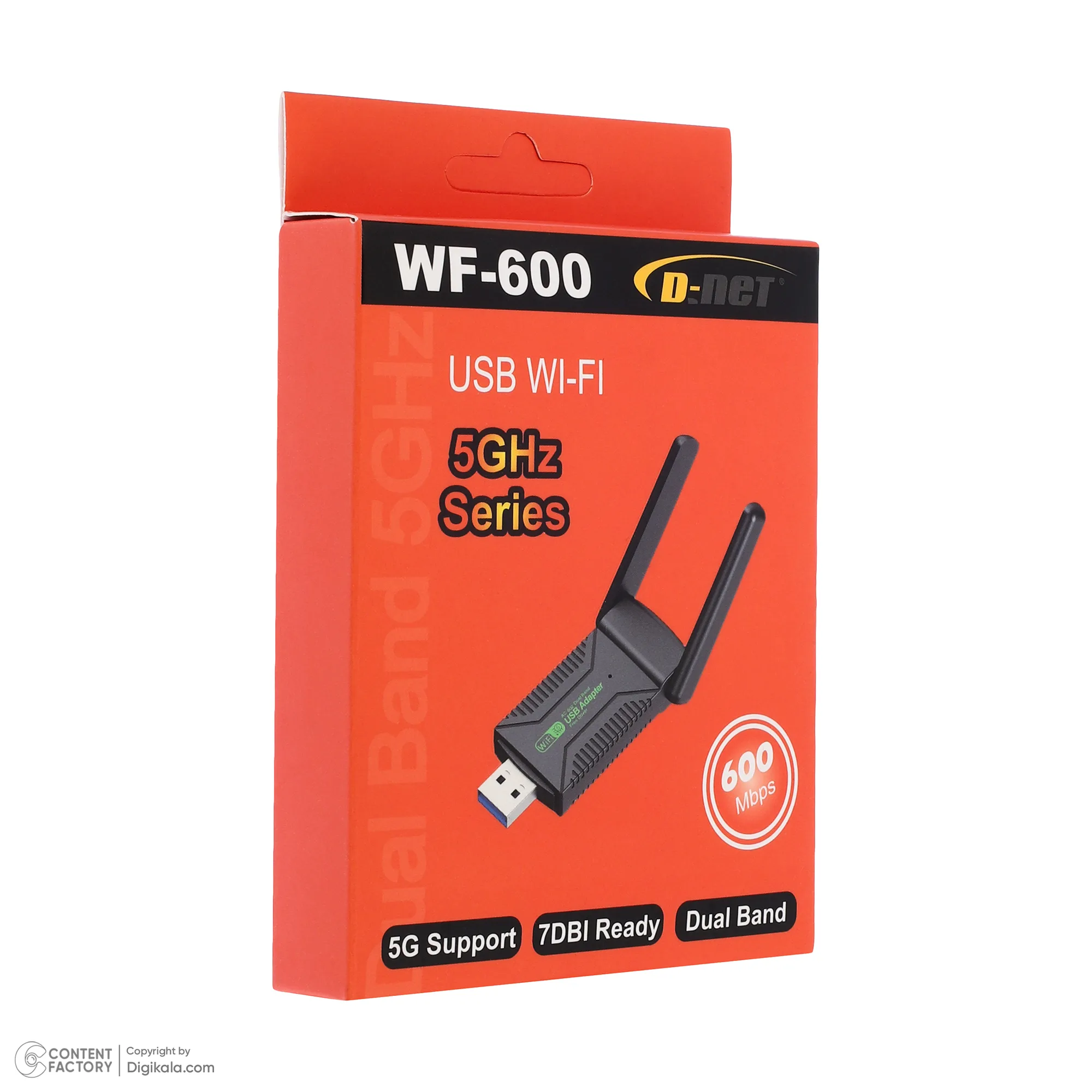 USB کارت شبکه دی-نت مدل WF-600