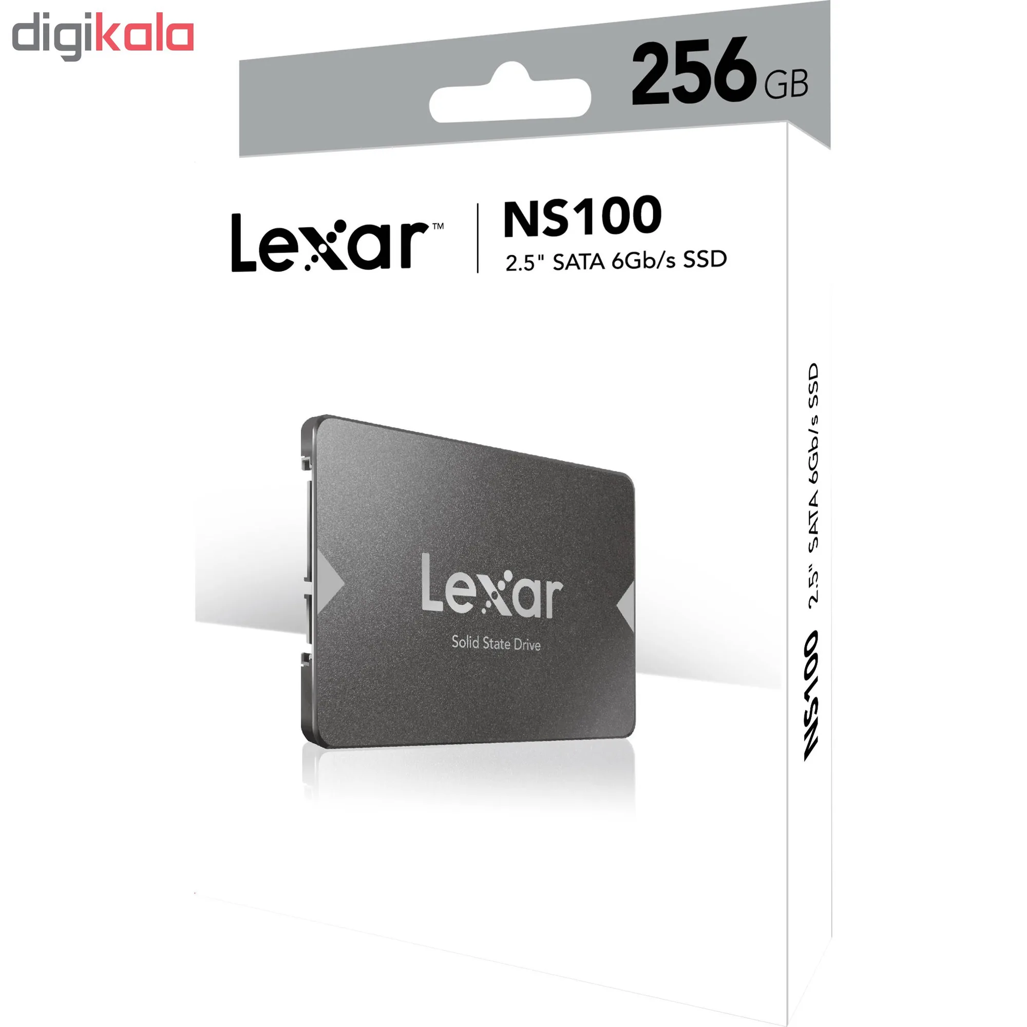 اس اس دی اینترنال SATA III لکسار مدل NS100 ظرفیت 256 گیگابایت