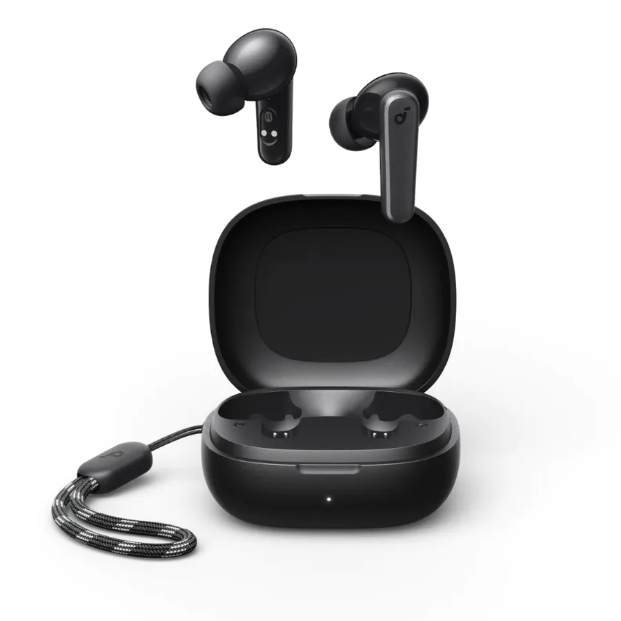 هدفون بلوتوثی انکر مدل SoundCore R50i A3949 بدون قابلیت نویز کنسلینگ، درگاه شارژ USB Type-C، دارای فناوری AI-Enhanced Calls برای کاهش نویز و بهبود مکالمات، مقاوم در برابر رطوبت و عرق