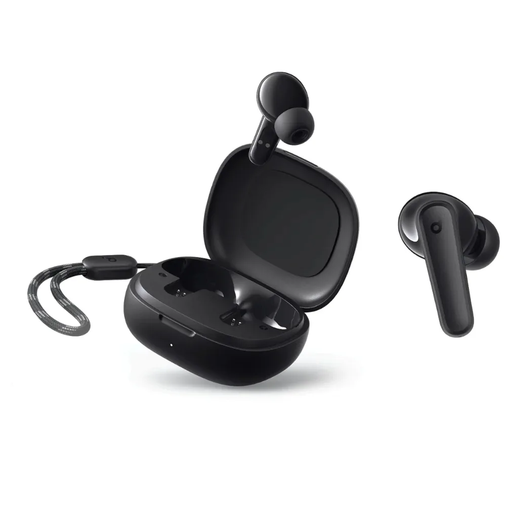 هدفون بلوتوثی انکر مدل SoundCore R50i A3949 بدون قابلیت نویز کنسلینگ، درگاه شارژ USB Type-C، دارای فناوری AI-Enhanced Calls برای کاهش نویز و بهبود مکالمات، مقاوم در برابر رطوبت و عرق