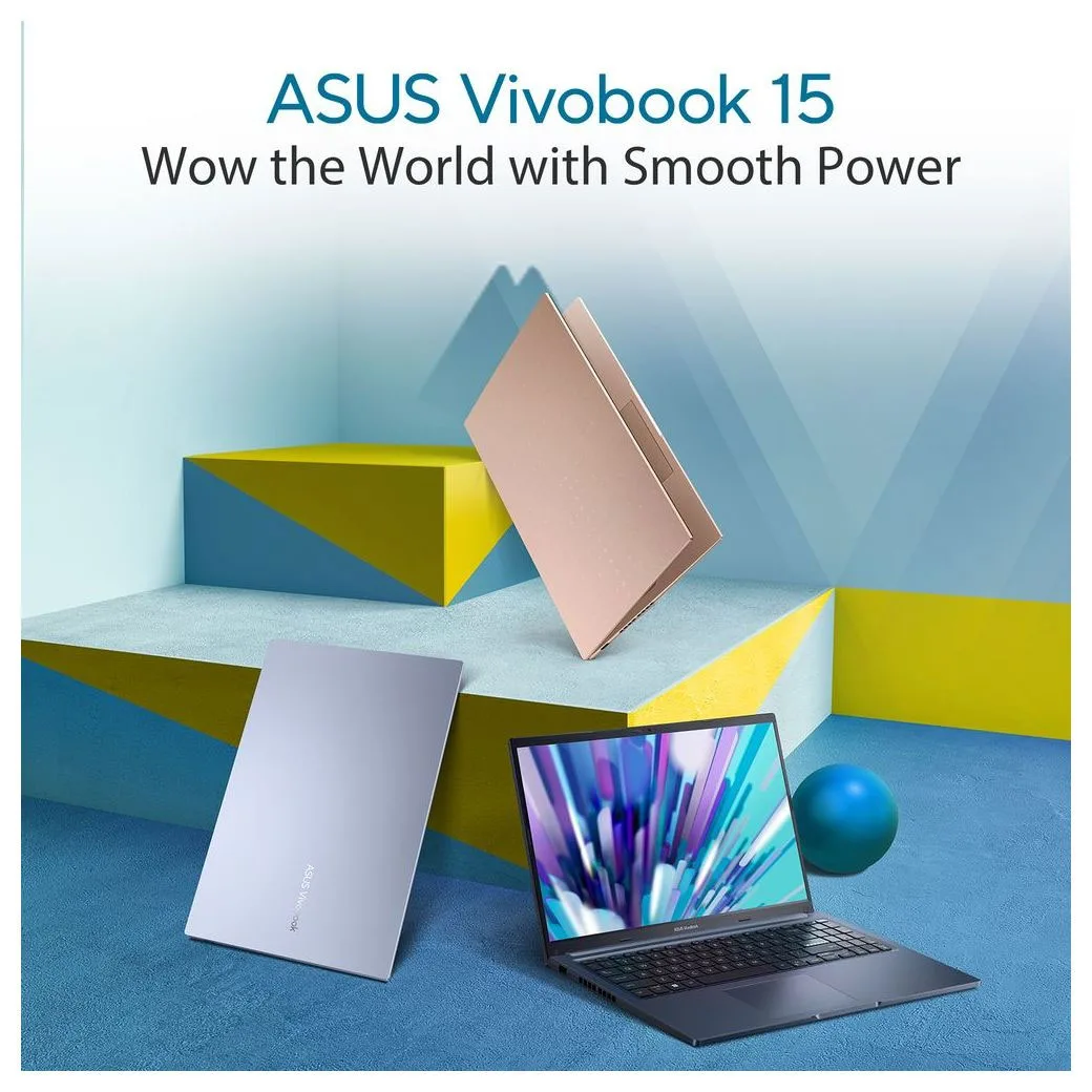 لپ‌تاپ ایسوس مدل Vivobook 15 A1502VA-BQ531 با پردازنده Core i5-13420H، رم DDR4 16GB با فرکانس 3200MHz، حافظه SSD با ظرفیت 512GB، نمایشگر 15.6 اینچ TN با وضوح Full HD، کاستوم شده