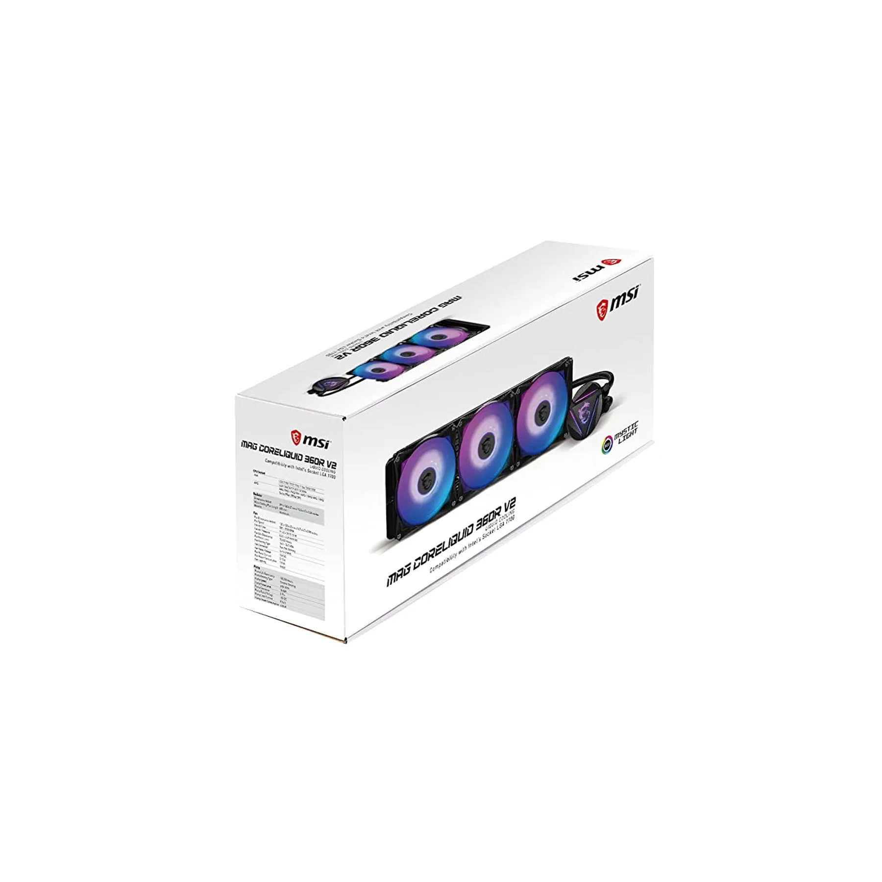 سیستم خنک کننده آبی ام اس آی مدل CORELIQUID 360R V2