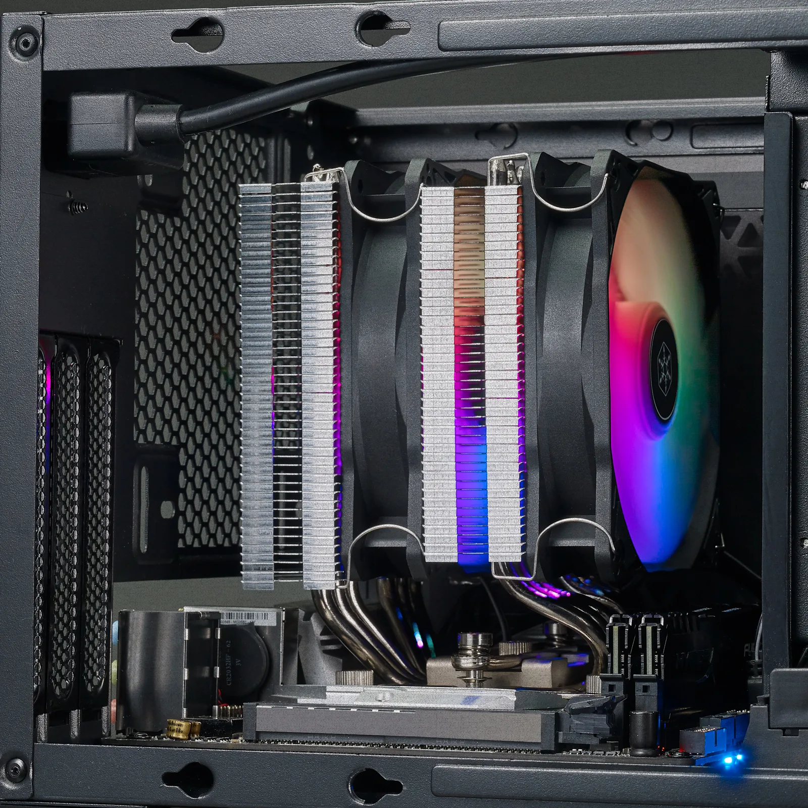 سیستم خنک کننده بادی سیلوراستون مدل Hydrogon D120 ARGB V2 LGA1700-LGA1851-AM5