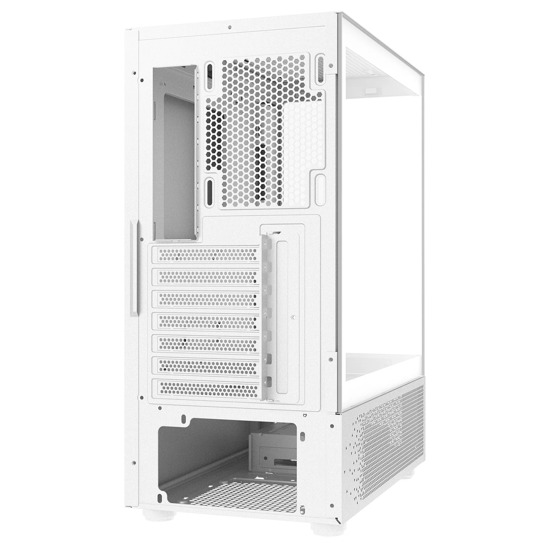کیس کامپیوتر ای دیتا ایکس پی جی مدل INVADER X MINI WHITE