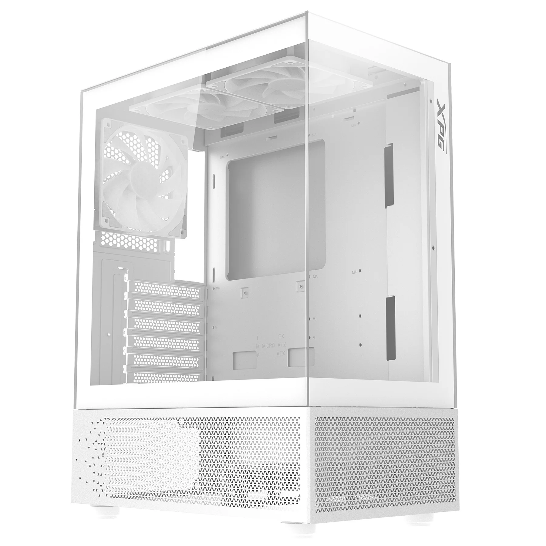 کیس کامپیوتر ای دیتا ایکس پی جی مدل INVADER X MINI WHITE