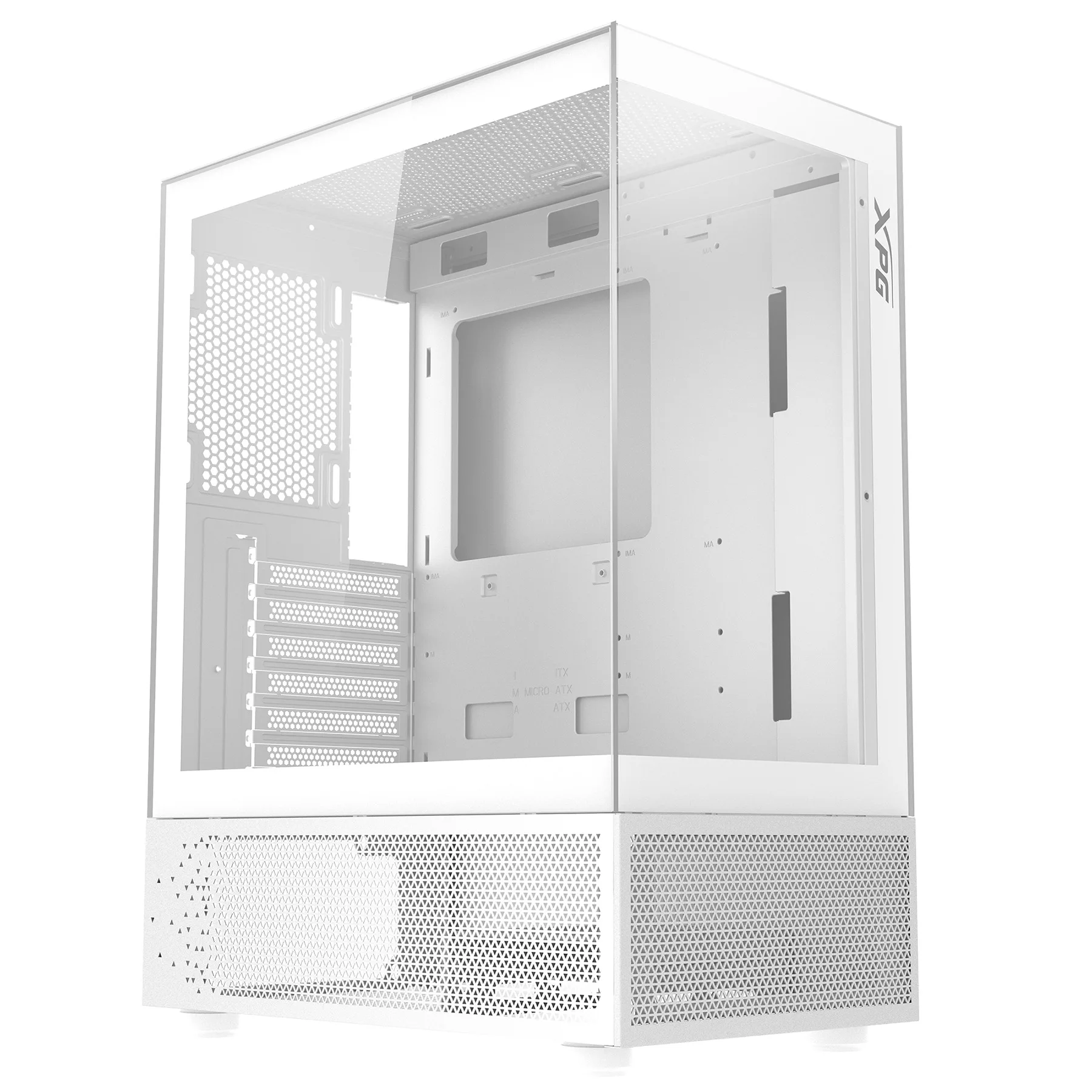 کیس کامپیوتر ای دیتا ایکس پی جی مدل INVADER X MINI WHITE