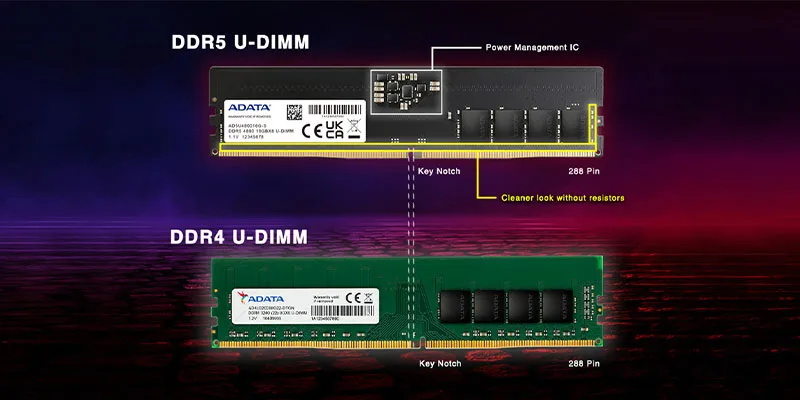 تفاوت رم های DDR4 و DDR5 در چیست؟