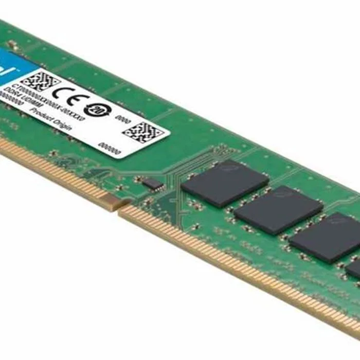 رم کامپیوتر DDR4 تک کاناله 3200 مگاهرتز کروشیال ظرفیت 8 گیگابایت