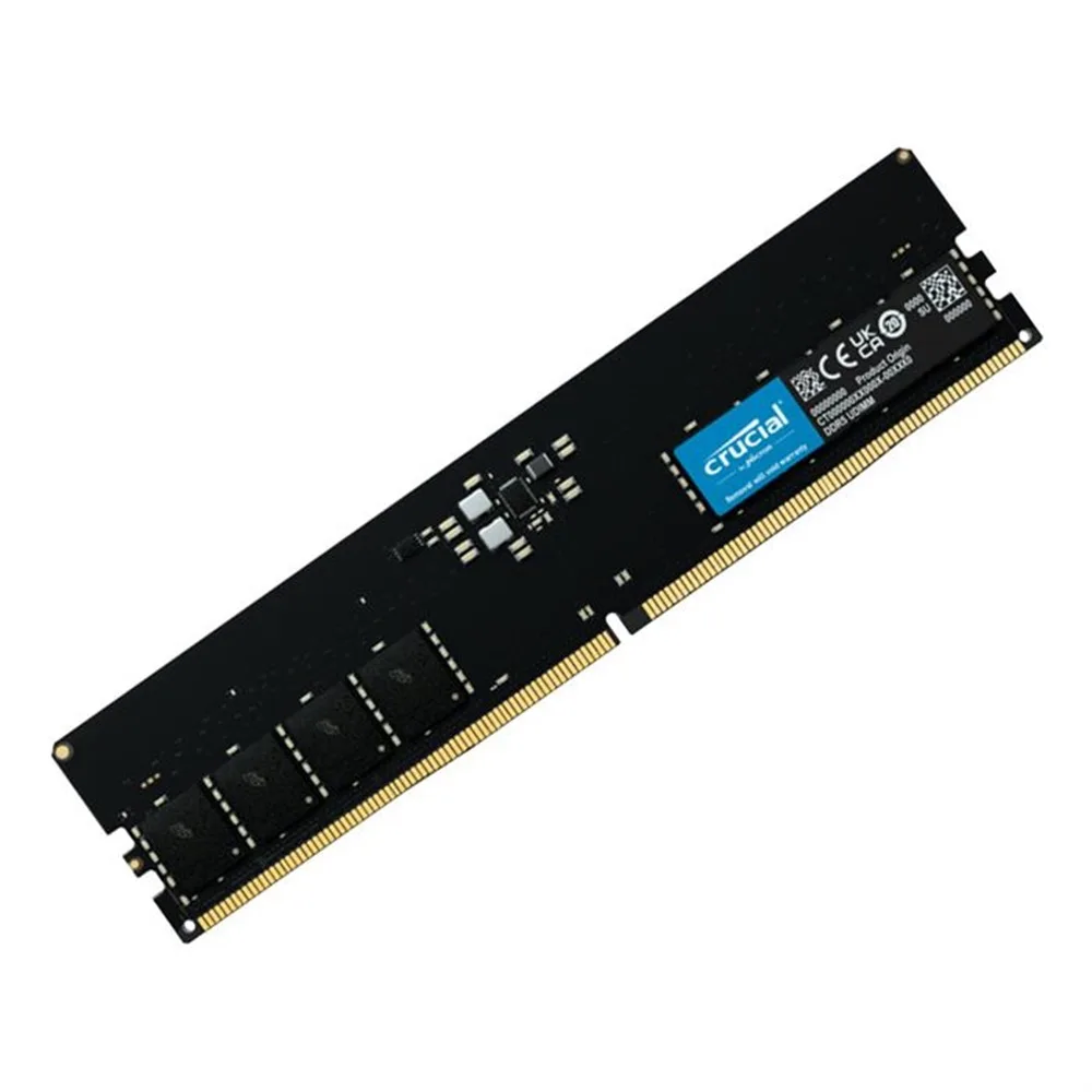 رم کامپیوتر DDR5 تک کاناله 5600 مگاهرتز CL46 کروشیال ظرفیت 32 گیگابایت