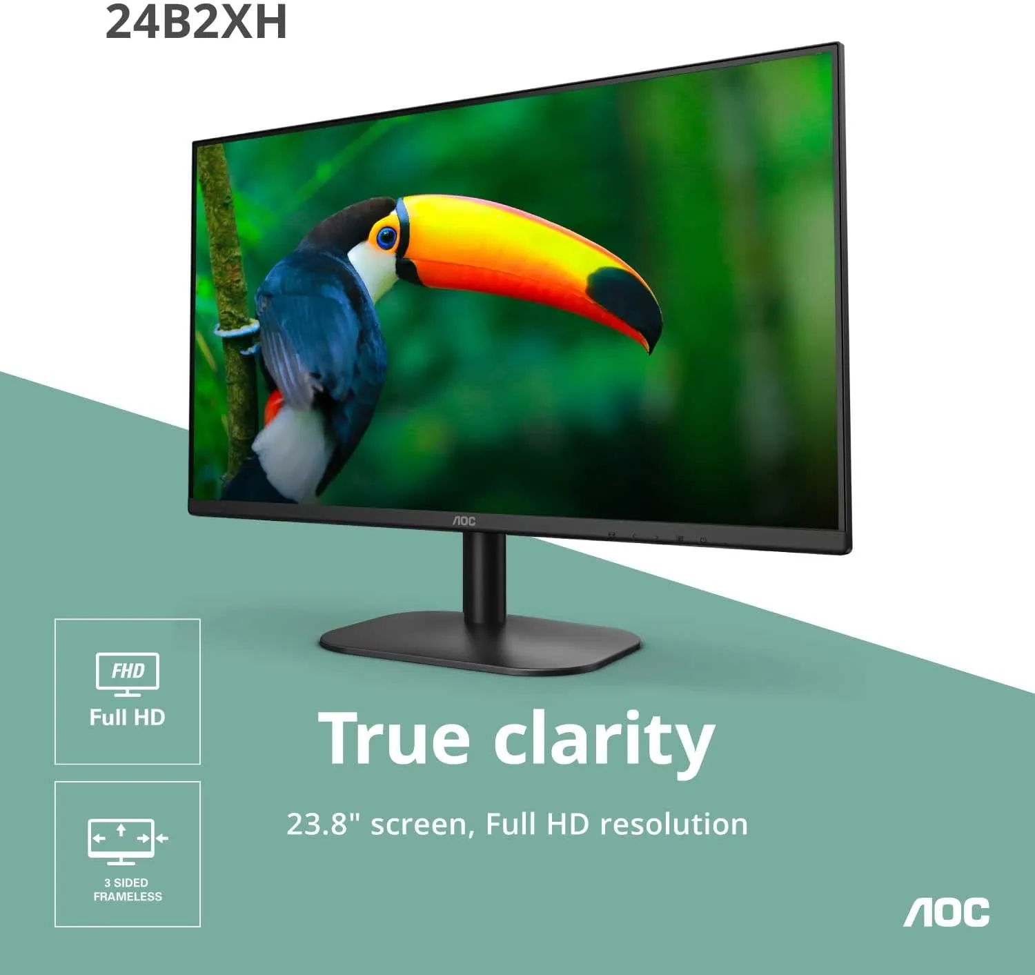 مانیتور ای او سی 24B2XH سایز 24 اینچ AOC