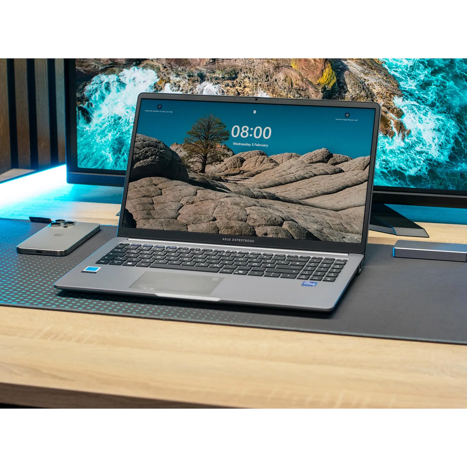 لپ تاپ 15.6 اینچی ایسوس مدل ExpertBook P1 P1503CVA-I78512B9D-i7 13620H-8GB DDR5 4800MHz-512GB SSD-IPS-Fingerprint