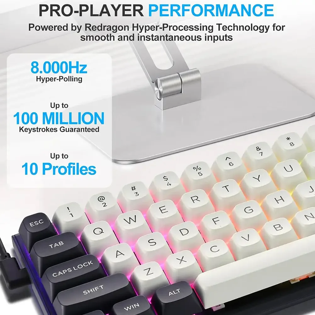 کیبورد گیمینگ ردراگون مدل K712 RGB-M